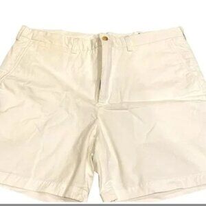 Polo Ralph Lauren Mens Stretch Classic Fit Shorts, Sz 33, MANILLA VANILLA white